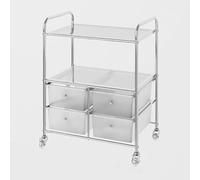 TT-YEC Carro De Almacenamiento Móvil De Gran Capacidad, Organizador De Estanterías Para Peluquería Con 4-20 Cajones, Armario De Almacenamiento Con Ruedas Para Salón De Belleza.,4 drawers a