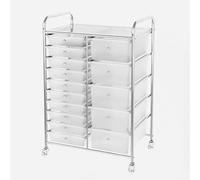 TT-YEC Carro De Almacenamiento Móvil De Gran Capacidad, Organizador De Estanterías Para Peluquería Con 4-20 Cajones, Armario De Almacenamiento Con Ruedas Para Salón De Belleza.,15 drawers c