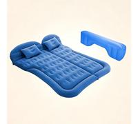 TT-YEC Colchón Inflable para Maletero Engrosado, Colchón para Acampar/Cama De Viaje, con Bomba De Aire Y 2 Almohadas, Colchoneta Inflable para SUV, Plegable Y Portátil,Azul