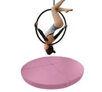 TT-YEC Colchoneta Anticaídas para Pole Dance De 47,24 A 78,74 Pulgadas, Material De Espuma EPE De 10 Cm De Grosor, Colchoneta De Protección Deportiva, Suelo De Baile De PU,B l120cm/47.24in