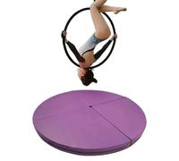 TT-YEC Colchoneta Anticaídas para Pole Dance De 47,24 A 78,74 Pulgadas, Material De Espuma EPE De 10 Cm De Grosor, Colchoneta De Protección Deportiva, Suelo De Baile De PU,E l200cm/78.74in