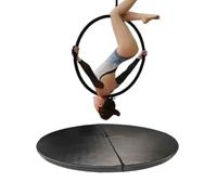 TT-YEC Colchoneta Anticaídas para Pole Dance De 47,24 A 78,74 Pulgadas, Material De Espuma EPE De 10 Cm De Grosor, Colchoneta De Protección Deportiva, Suelo De Baile De PU,A l150cm/59.05in