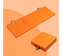 TT-YEC Colchoneta De Gimnasia De Triple Pliegue Y Grosor Reforzado, Colchoneta De Cuero Sintético PU Que Absorbe Los Impactos, Colchoneta De Equilibrio Deportivo,F