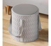 TT-YEC CUBO DE BAÑO POTA PLOTABLE PLOZADO CASA, Bolsa De Lavado De Pie De Baño Portátil, Baño De Pies Cilíndricos, Tazón De Spa De Pie Con Manija, Baño Grande Para Pedicura, Relajación,Gris