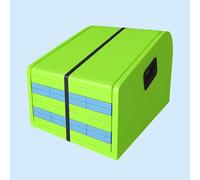 TT-YEC Equipo De Juegos para Interiores Y Exteriores con Toboganes para Niños, Toboganes Plegables Extra Largos para Niños Pequeños con Manijas Antideslizantes,Light Green