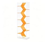 TT-YEC Estantería Creativa E Irregular De Acrílico para Discos, Estantería Abierta De Gran Capacidad para Medios Audiovisuales Y Librería con Estantes,High160cm a