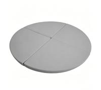 TT-YEC Esterilla Redonda Y Plegable para Pole Dance/Fitness, Esterilla De Seguridad Y Anticaídas, Esterilla De Cuero Sintético PU Que Absorbe Los Impactos, 10 Cm De Grosor,J l120cm/47.24in