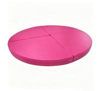 TT-YEC Esterilla Redonda Y Plegable para Pole Dance/Fitness, Esterilla De Seguridad Y Anticaídas, Esterilla De Cuero Sintético PU Que Absorbe Los Impactos, 10 Cm De Grosor,I l200cm/78.74in