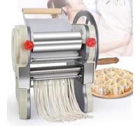 TT-YEC Fabricante De Fideos Manuales Multifuncionales con Espesor Ajustable, Cortador Electroplacado De 2/4 Mm, Rodillo De Pasta, Cortador De Fideos De Metal Pesado, Prensa De Masa