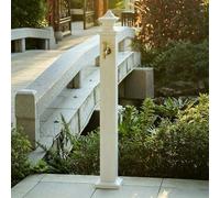 TT-YEC Grifo Exterior Multifuncional Anticongelante, Chorro De Agua para Patio De Aleación De Aluminio, con Pistola Rociadora De 7 M, Entrada De Suelo/Entrada Lateral,Side Water Inlet h114cm