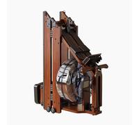 TT-YEC High-Resistance Water Rowing Machine, Foldable, Silent Abdominal Crunch Machine, Multi-Functional Fitness Equipment, Maximum Resistance 45Kg, Load Capacity 200Kg.,Walnut