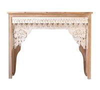 TT-YEC Marco De Chimenea Tradicional, Marco De Chimenea Decorativo Tallado, Mesa Consola De Chimenea De Madera con Divisor De Almacenamiento, Borde Decorativo De Chimenea Eléctrica,C