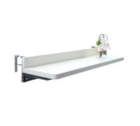 TT-YEC Mesa Auxiliar Colgante con Barandilla Multifuncional, Mesa Colgante para Balcón Plegable para Exteriores, Mesa Auxiliar con Barandilla Ajustable En Altura De 2 Posiciones,Length 100cm