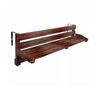 TT-YEC Mesa Auxiliar De Balcón Colgante Ajustable De Madera, Mesa Colgante Con Barandilla Plegable Para Exteriores De Abeto, Mesa Auxiliar Para Barbacoa, Capacidad De Carga De 20-40 Kg,Carbonized 90cm