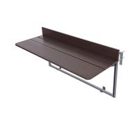 TT-YEC Mesa Colgante Plegable para Balcón, Mesa con Barandilla para Terraza Al Aire Libre, Mesa Plegable Pequeña para Patio De Altura Ajustable, Mesa Auxiliar para Balcón En Casa,Length 120cm