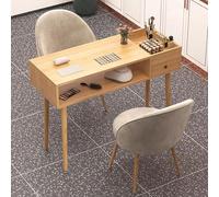 TT-YEC Mesa De Manicura Profesional, Mesa De Manicura Portátil De Madera Maciza Con Almacenamiento Y Cajones Empotrados, Estación De Decoración De Suministros Para Decoración De Uñas,L120cm