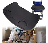 TT-YEC Mesa Para Silla De Ruedas Con Portavasos, Bandeja Para Regazo De Adulto Desmontable, Ayudas Para Comer, Patas De Mesa Para Silla De Ruedas Desmontables, Color Negro/Gris,Negro