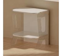 TT-YEC Mueble De Madera para Altavoces, Estante Multifuncional para Tocadiscos Doméstico, Estante Abierto De Acrílico para CD, Apto para DVD, Libros Y Discos,H