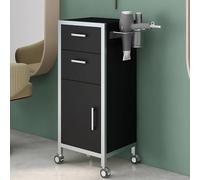 TT-YEC Organizador Para Salón De Belleza, Armario Para Equipos De Spa, Carrito De Salón Con Cajones Y Soporte Para Secador De Pelo, Carrito De Salón Profesional Con Ruedas,K
