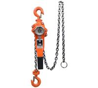 TT-YEC Polipasto De Cadena Manual De Palanca, Capacidad De Carga De 0,75 A 9 Toneladas, Polipasto De Elevación De Doble Trinquete, Con Gancho Giratorio De 360°, Grúa De Palanca,1.5t with 3m chain