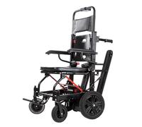 TT-YEC Silla De Ruedas Eléctrica Compacta De Aleación De Aluminio Para Subir Escaleras, Silla Elevadora Plegable Y Liviana, Capacidad De Carga De 150 Kg, Batería De Litio De 10 Ah