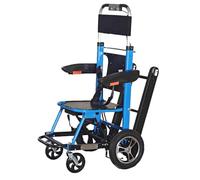TT-YEC Silla De Ruedas Para Subir Escaleras Manual/Eléctrica 2 En 1, Salvaescaleras De Aleación De Aluminio, Batería De Litio Grande De 29 V 13 A, Plegable,B