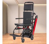 TT-YEC Silla Salvaescaleras Eléctrica/Manual De Aleación De Aluminio De 13 Ah, Silla De Evacuación Y Traslado Plegable, Capacidad De Carga 250 Kg, No Requiere Instalación