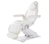 TT-YEC Sillón De Masaje Eléctrico Para Spa Con Cama De Belleza, Sillón Facial Independiente Con 3 Motores Con Respaldo Ajustable, Reposapiernas, Sillón De Masaje, Cama De Belleza,blanca