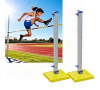 TT-YEC Un Par De Marcos Estándar Ajustables para Salto De Altura Escolar, Marcos De Entrenamiento De Aluminio Ajustables, Altura De 30 A 230 Cm, Varillas De Medición De Salto,B
