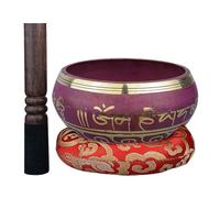 TT-YEL Juego De Cuencos Tibetanos Para Meditación Hechos A Mano, Cuenco Tibetano Para Música De Yoga, Incluye Instrumento De Percusión Y Almohadilla Para Cuenco Tibetano,Rose red
