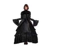 TTANYYUINGOU Niña Princesa Negro Gótico Punk Niña Princesa Negro Gótico Punk Personalización, Negro, 7XL