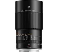 TTArtisan Lente Macro de 100 mm F2.8 con Cuerpo de Metal con Soporte de Zapata fría Compatible con Montura Canon EF - Negro