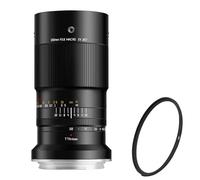 TTArtisan 100mm f/2.8 Macro 2X Objetivo Manual para Cámaras Full Frame - Kit con Filtro UV de Protección 67mm - Macro 2:1, Apertura f/2.8, Enfoque Manual - para Fujifilm GFX