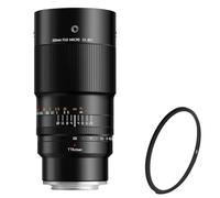 TTArtisan 100mm f/2.8 Macro 2X Objetivo Manual para Cámaras Full Frame - Kit con Filtro UV de Protección 67mm - Macro 2:1, Apertura f/2.8, Enfoque Manual - para Fujifilm X