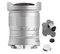 TTArtisan 11mm F2.8 - Lente de cámara Full Fame Fisheye para cámaras Z50 ZFC Z30 Z5 Z6 Z7 Z6II Z7II Z9 Z8 ZF Plata