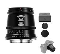 TTArtisan 17mm F1.4 APS-C Objetivo con enfoque manual, compatible con cámaras FX-Mount X-T2 X-T3 X-T4 X-T10 X-T20 X-T30 X-T100 X-T200 X-PRO1 X-PRO2 X-PRO3 X-E1 X-E2 X-E2S X-E3 XS10. (negro)