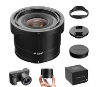 TTARTISAN 17mm F1.8 Automático Objetivos Montura XF para Fuji Objetivos Gran Angular Gran Apertura para Cámaras APS-C Lens Compactos Diafragma 6 Láminas Ideales para Fuji X-H1 X-H2 X-H2s X-T1 X-T2