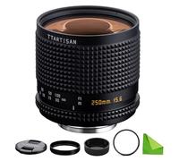 TTArtisan 250mm F5.6 Lente Reflex del Soporte M42, Lente Bokeh Donut teleobjetivo Manual de fotograma Completo Compatible con cámaras con Montura M42 con Parasol/Filtro de Lente
