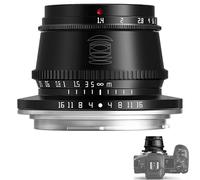 TTArtisan 35 mm F1.4 Lente APS-C para Cámaras con Enfoque Manual para Canon EOS RF Mount EOS R RP R5 R6 (Negro)