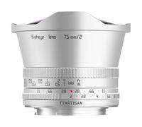 TTARTISAN 7,5 mm F2 lente ojo para cámara APS-C Ultra gran angular enfoque manual, plata (for Fuji X)