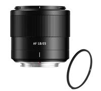 TTArtisan AF 23mm f/1.8 Objetivo APS-C (Equivalente 35mm) - Kit con Filtro UV de Protección 52mm - Autofoco Rápido, Gran Apertura f/1.8, para Sony E, Ideal para Street, Retrato y Viaje