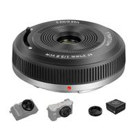 TTArtisan AF 24 mm F3.8 Mini lente pancake montura E, formato completo | Enfoque automático VCM, solo 57 g, gran angular de 84 grados, reconocimiento de ojos, enfoque cercano 0,3 m