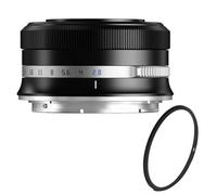 TTArtisan AF 27mm f/2.8 Objetivo Pancake APS-C (Equivalente 40.5mm) - Kit con Filtro UV de Protección 39mm - Autofoco STM, Compacto y Ligero, Ideal para Street y Viaje, para Nikon Z (Negro)