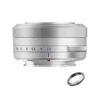 TTARTISAN AF 27mm F2.8 Fuji X Mount Pancake Objetivo (Plata)
