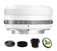 TTARTISAN AF 27mm F2.8 Objetivo APS-C STM con Enfoque automático y Montura XF para Fujifilm Fuji cámaras X-E4 X-T2 X-T20 X-T30 X-T3 X-T4 X-T5 X-T10 X-T100 X-T200 X-T30 X-PR01 X-PR02 X-PR03-Blanco