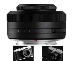 TTArtisan AF 27mm F2.8 XF Lens for Fuji X Mount Cameras X-A1 X-A10 X-M1 X-T1 X-T10 X-T100 X-PR01 X-PR03 X-E1 X-E2S XS10 X-H1 X-H2S and More.(Negro)