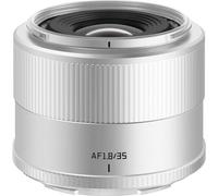 TTArtisan Lente AF de 35 mm F1.8 II con Cuerpo de Metal Compatible con Montura Nikon Z, Color Plateado