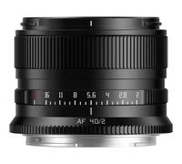 TTArtisan AF 40mm F/2 Nikon con montura Z, color negro