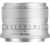 TTArtisan AF 40mm F2 Nikon Z mount Silver
