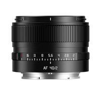 TTARTISAN AF 40mm F2 Objetivo de Formato Completo Enfoque Automático Peso Ligero Objetivo Polivalente (para Sony E)